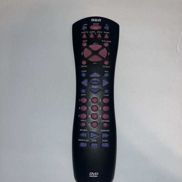 RCA CRK76DK1 DVD TV Remote Control RC5240P RC6001P - Picture 1 of 2